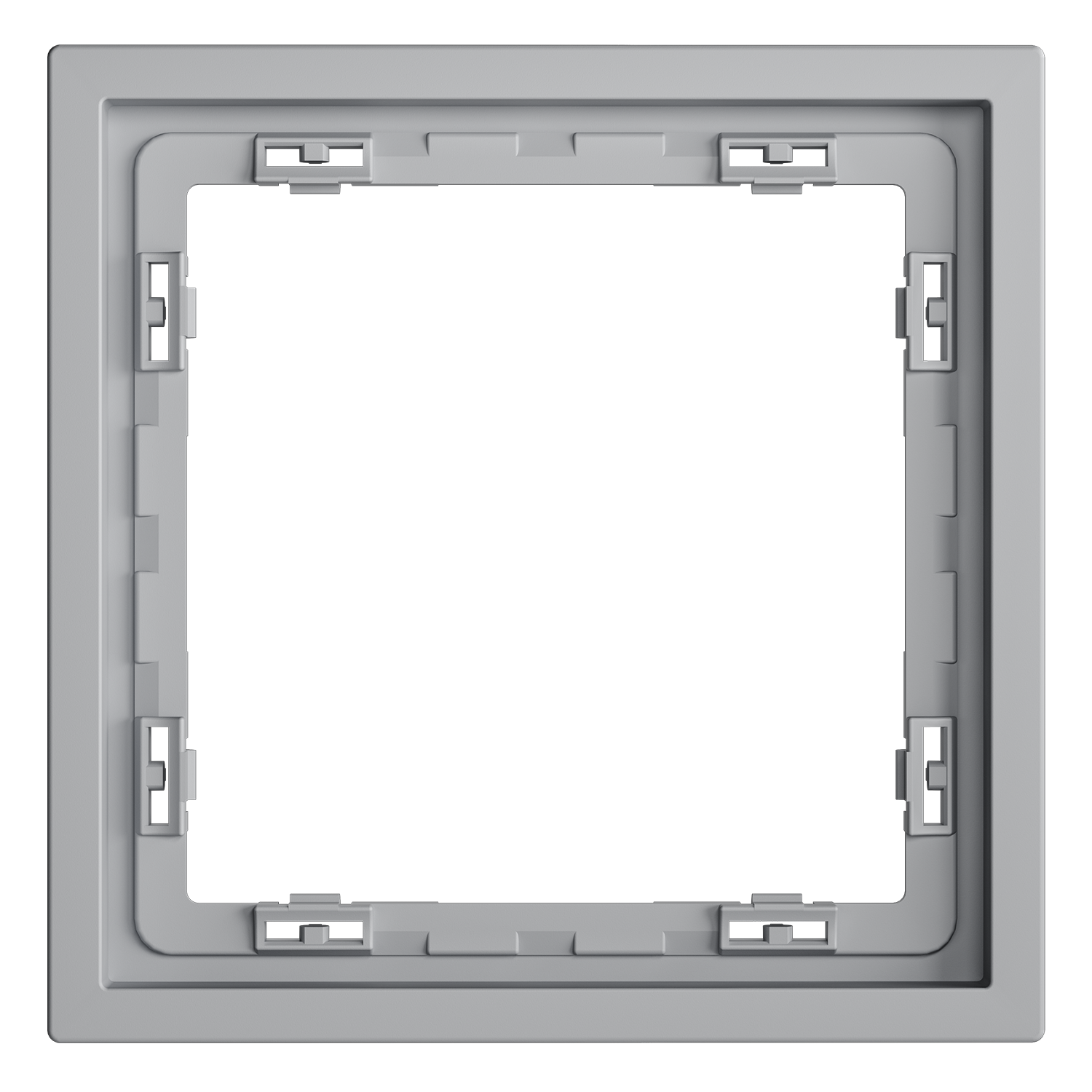 Рамка пластиковая VOLTUM S70 на 1 пост, (серый) 