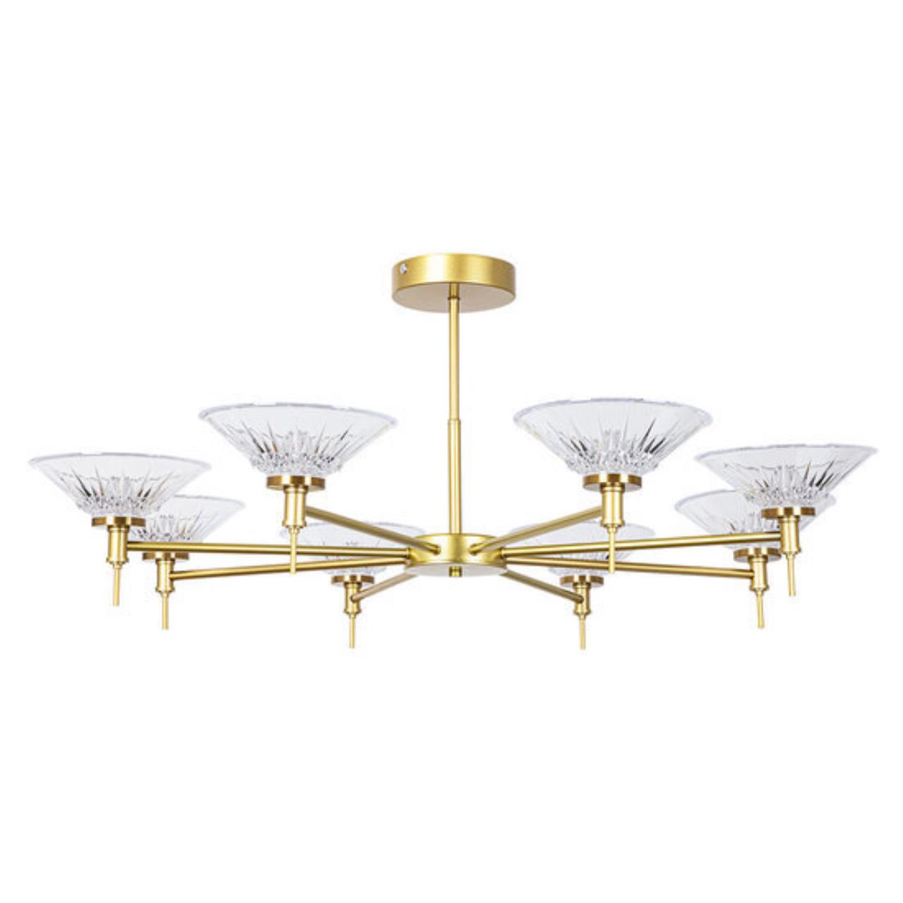 люстра на штанге arte lamp alessia a2076pl-8go, доставка по Казахстану 