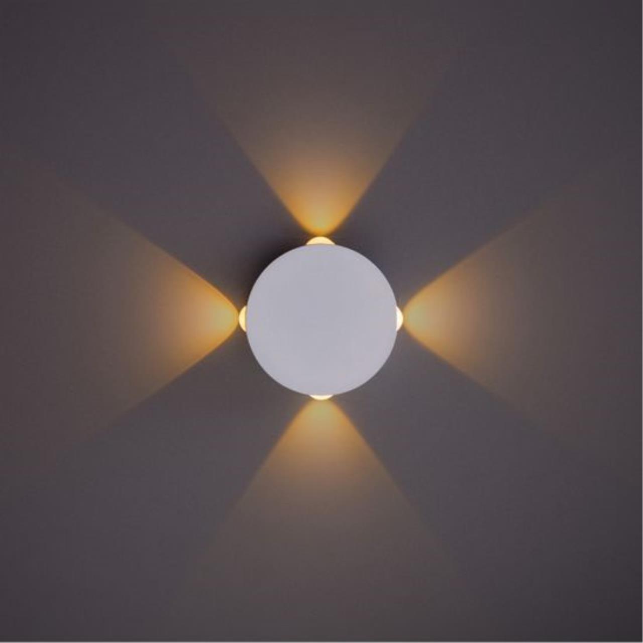 Картинка Настенный светодиодный светильник Arte Lamp Tamburello A1525AP-1WH