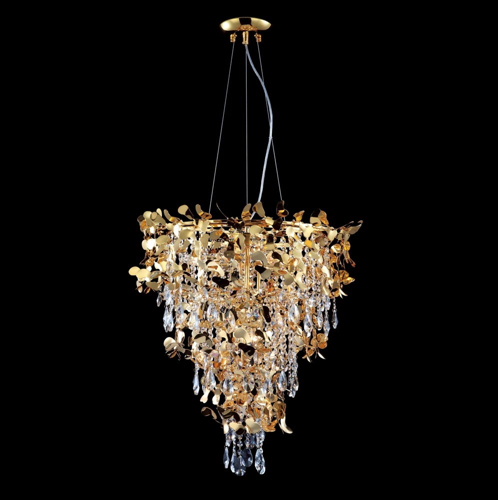 люстра crystal lux romeo sp10 gold d600 crystal lux 2831/310, доставка по Казахстану 