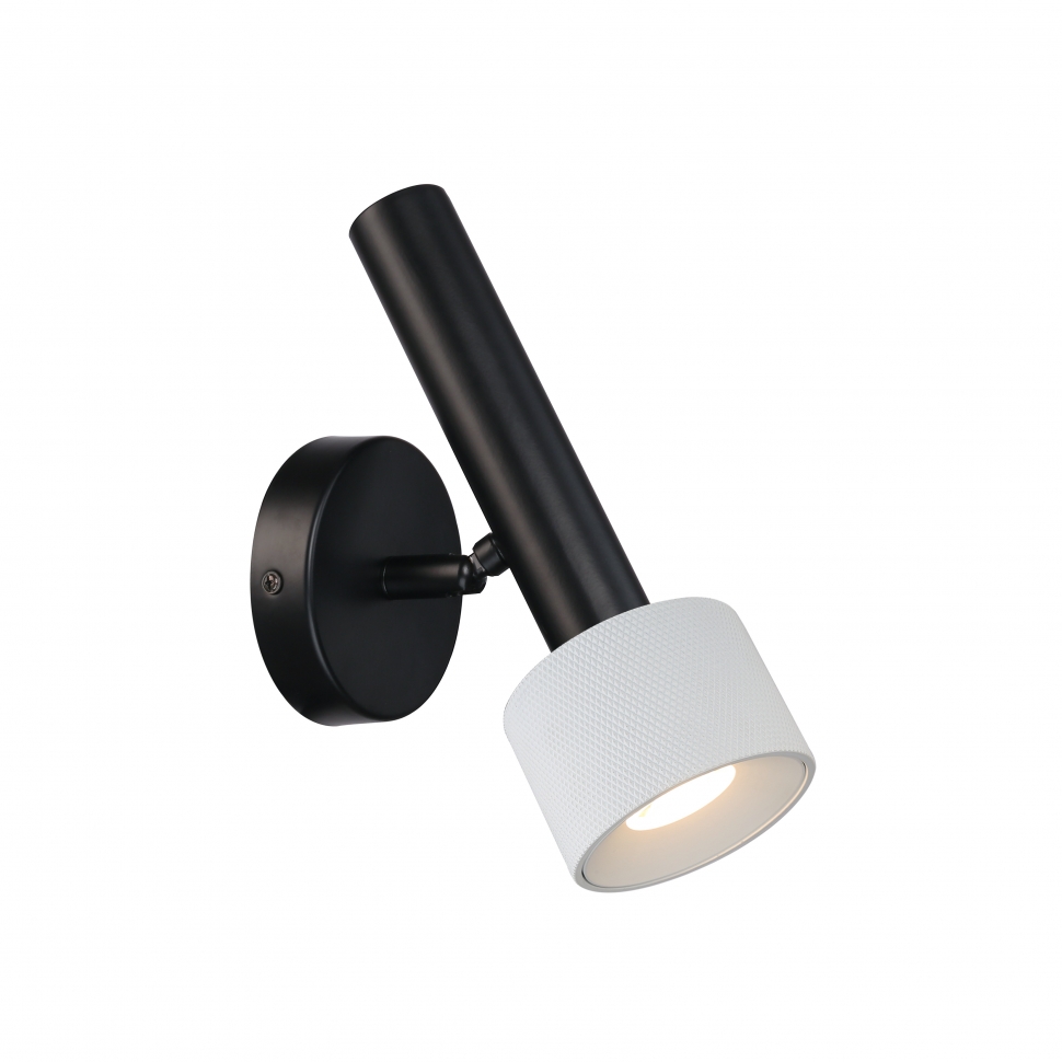 С 1 плафоном на стену Светильник настенный iLedex Delta iLedex 2360-1 BK+WH, доставка по Казахстану 