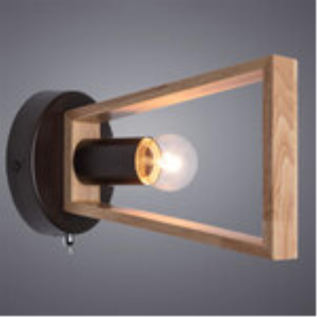 Картинка Настенный светильник Arte Lamp Brussels A8030AP-1BK