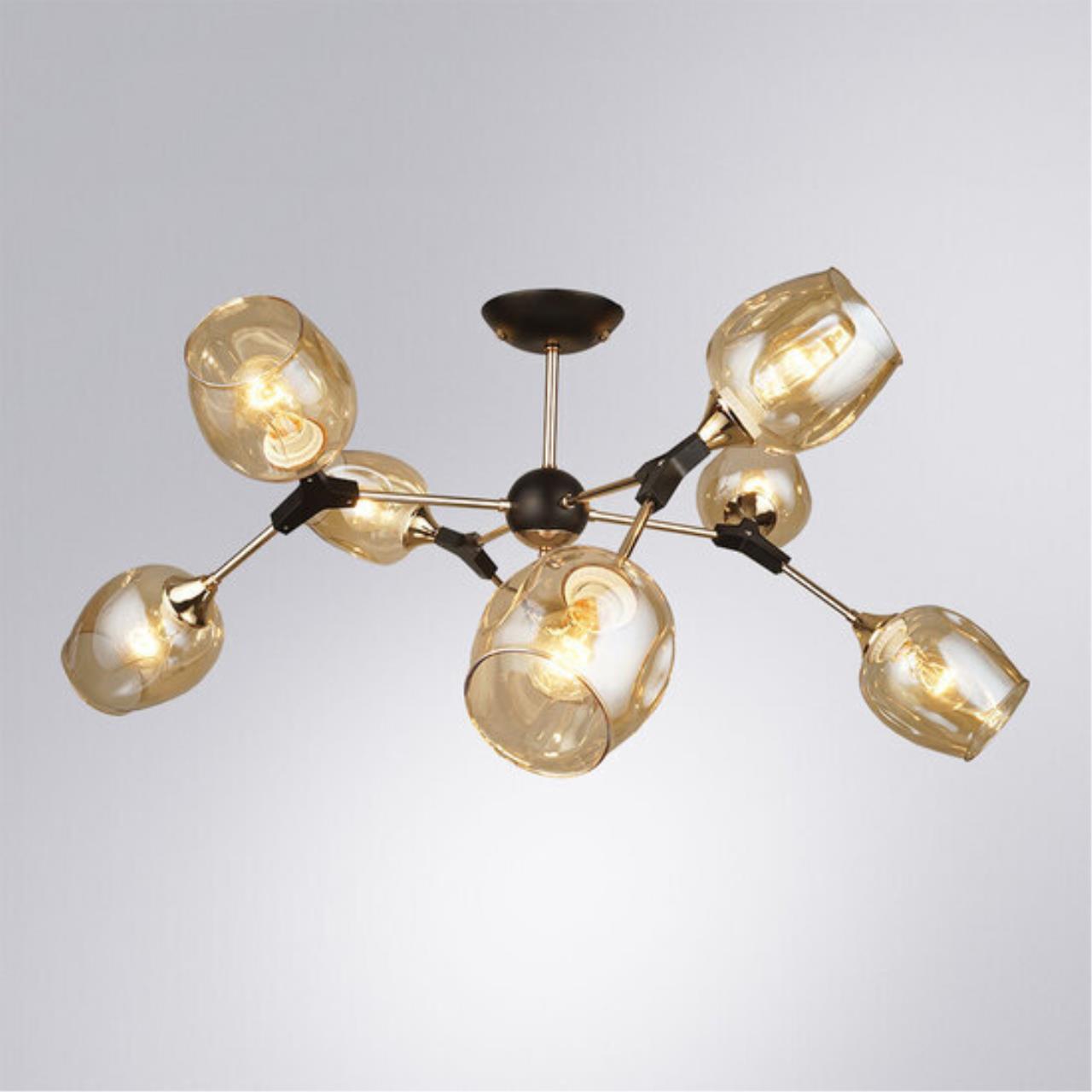Картинка Люстра на штанге Arte Lamp SEPPIA A4211PL-8BK