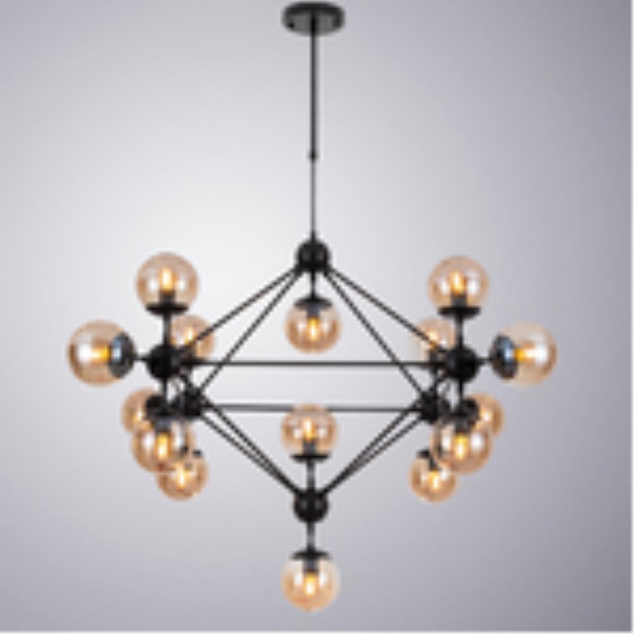 Картинка Подвесной светильник Arte Lamp Bolla A1664SP-15BK