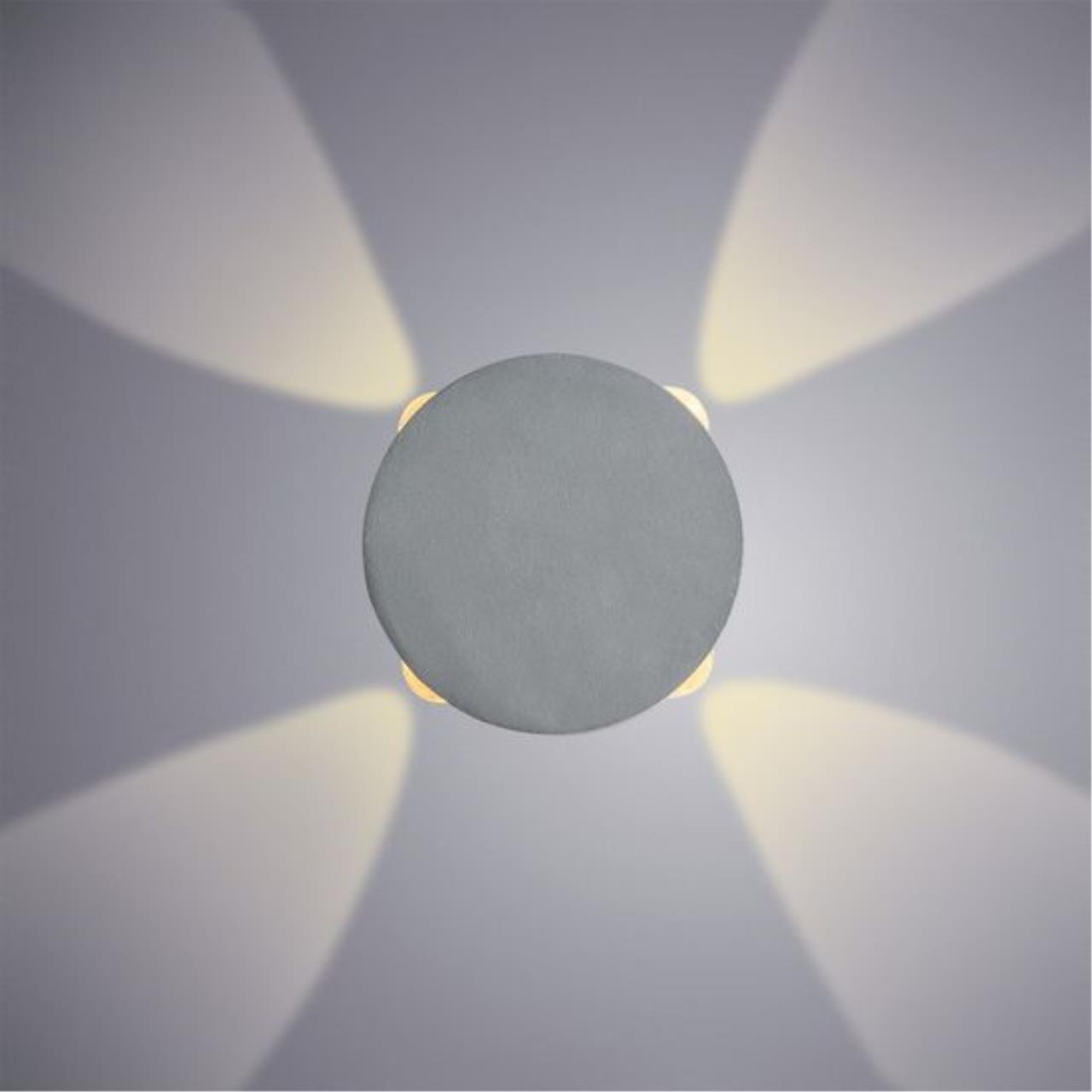 Картинка Настенный светодиодный светильник Arte Lamp Tamburello A1525AP-1GY