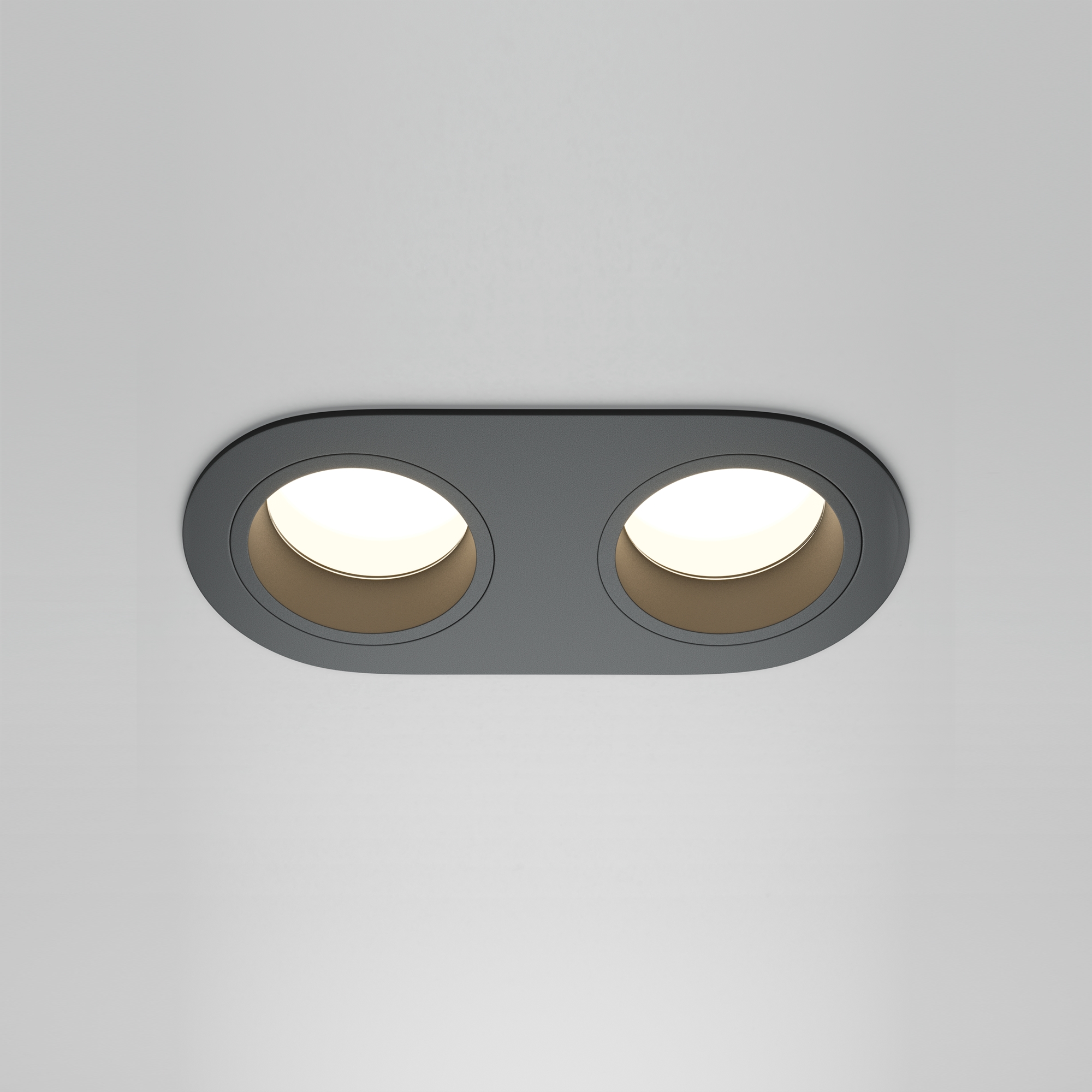 Картинка Встраиваемый светильник Technical DL126-02-GU10-B