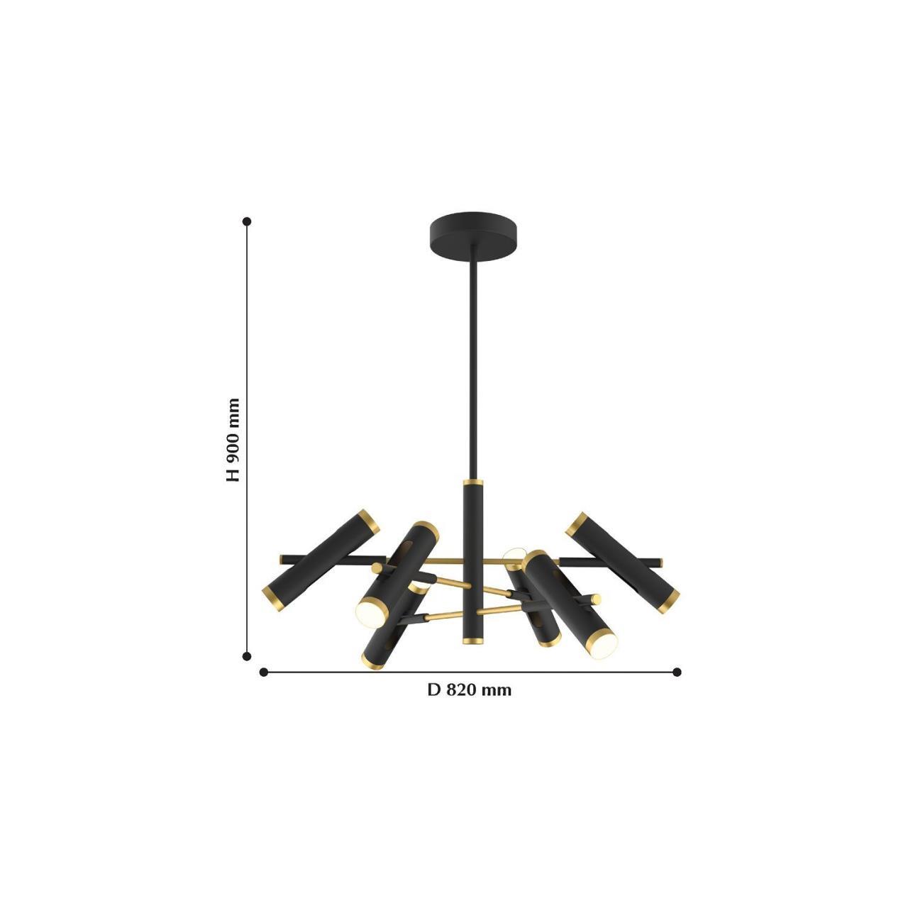 Картинка Подвесная светодиодная люстра Favourite Duplex 2324-12P
