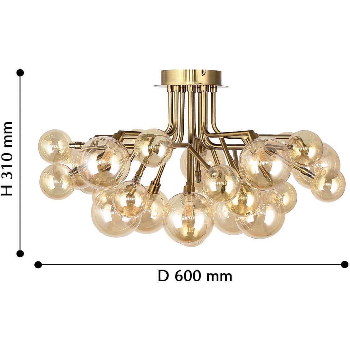 Картинка Потолочная люстра Favourite Lash 2525-10U