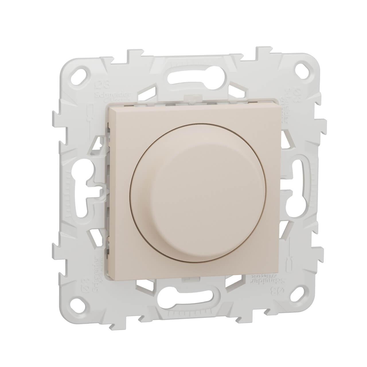 Картинка Диммер поворотно-нажимной Schneider Electric Unica New NU551444