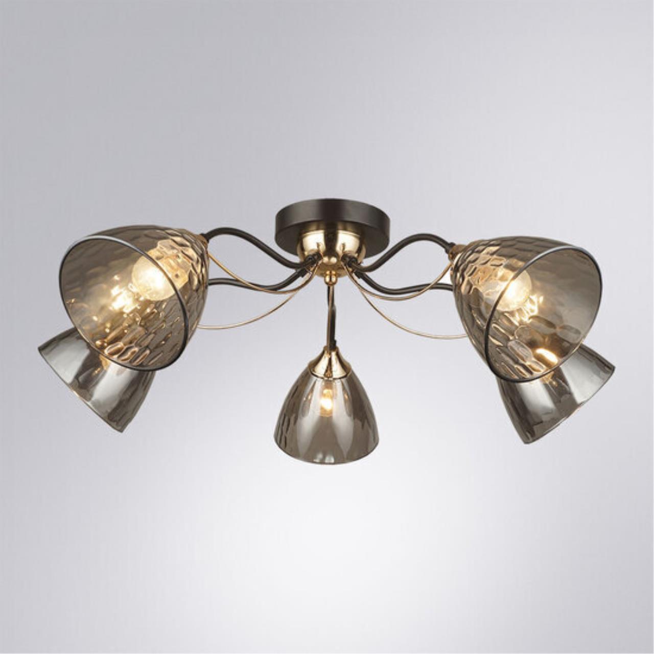 Картинка Потолочная люстра Arte Lamp LILY A4366PL-5BK