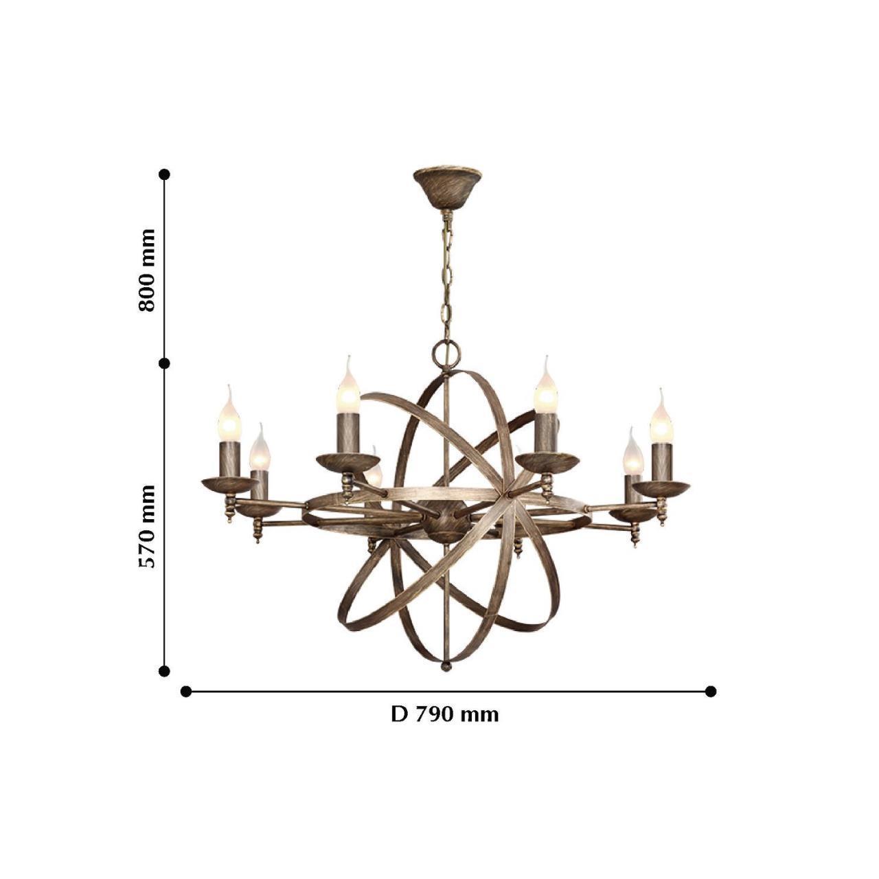 Картинка Подвесная люстра F-Promo Uranium 2166-8P