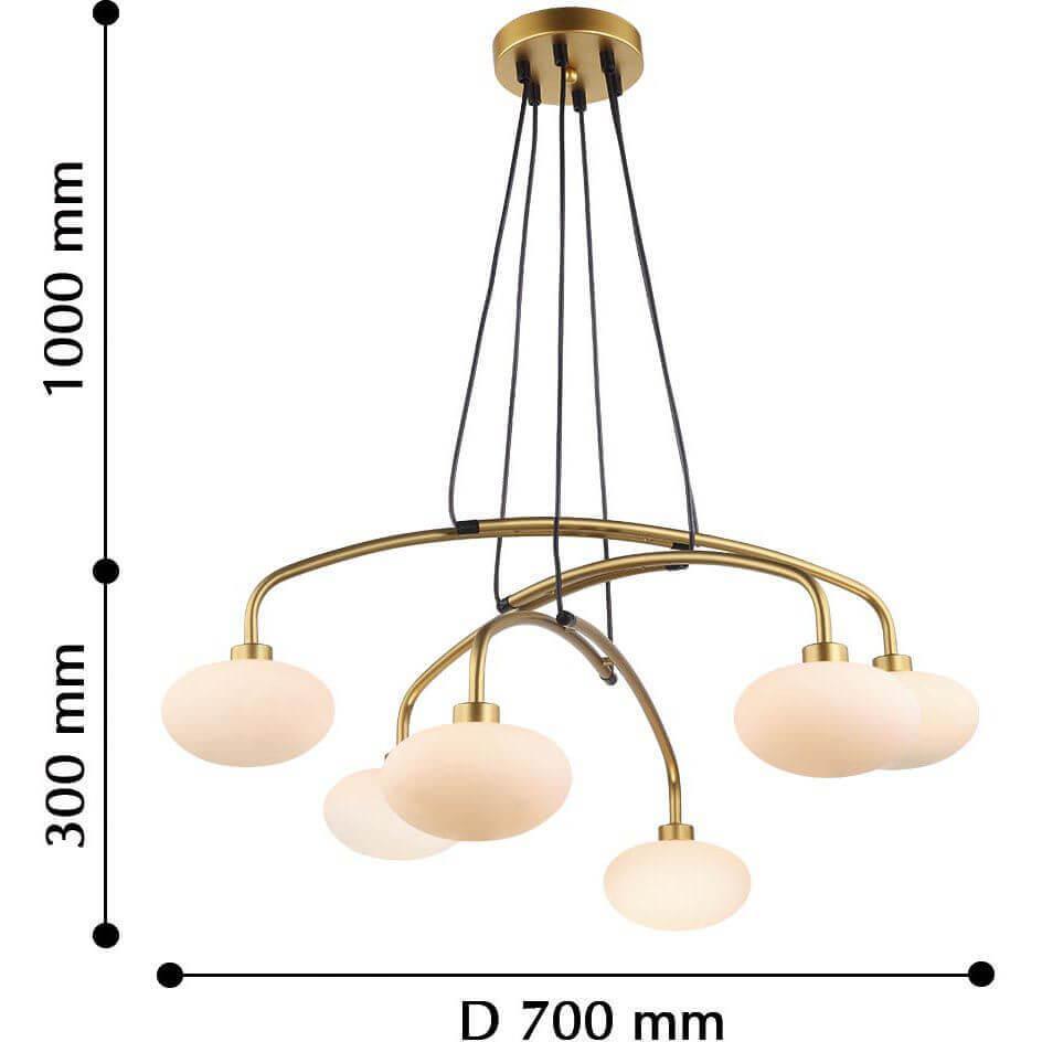 Картинка Подвесная люстра Favourite Bindweed 2365-6P