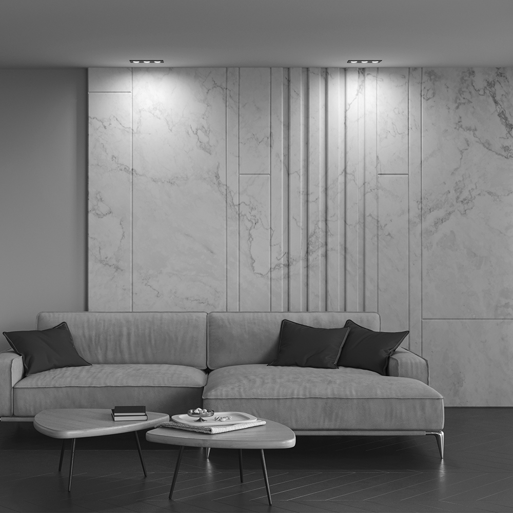 Картинка Встраиваемый светильник Maytoni Atom DL024-2-03B