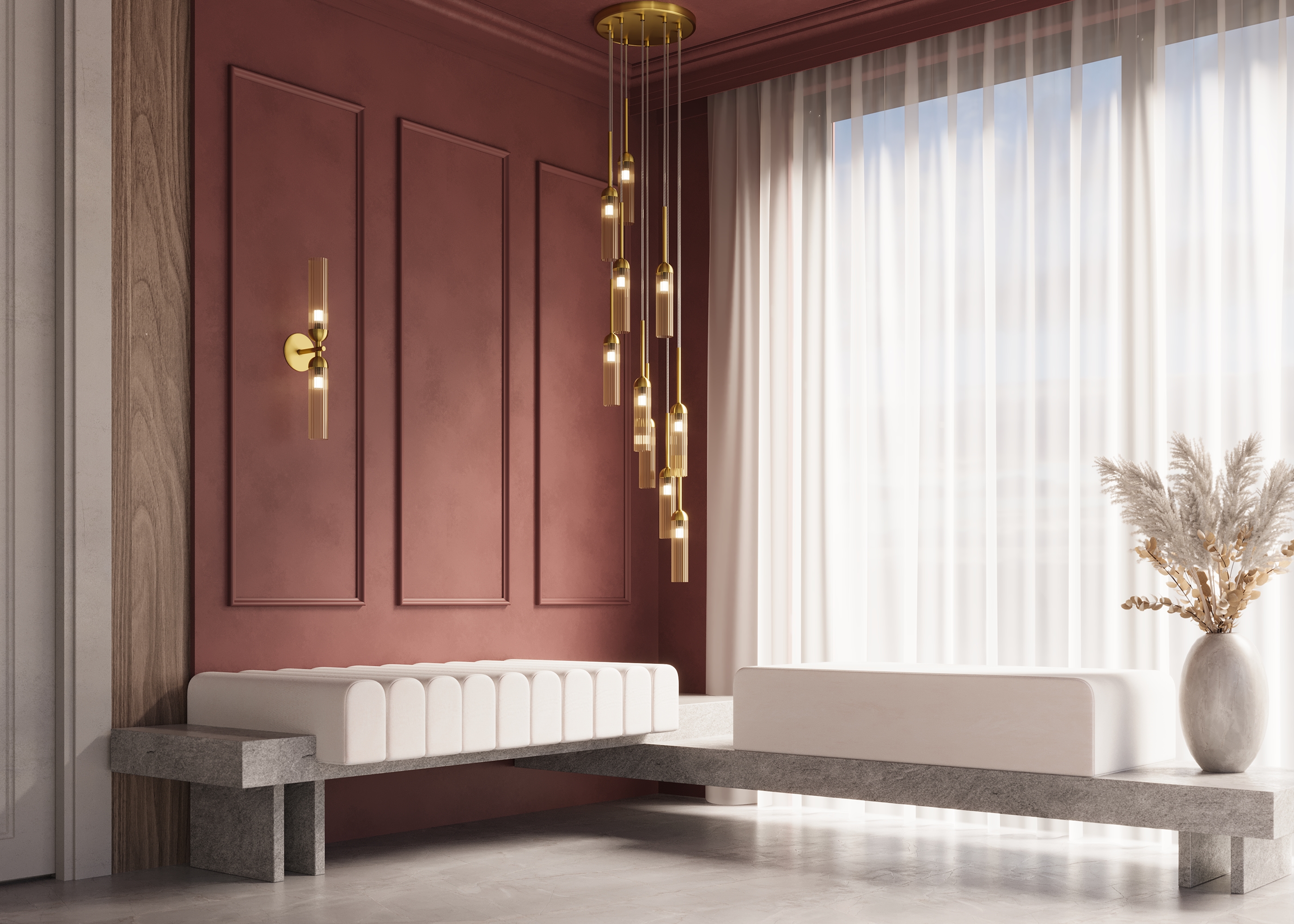 Картинка Настенный светильник (бра) Freya FR5379WL-02G