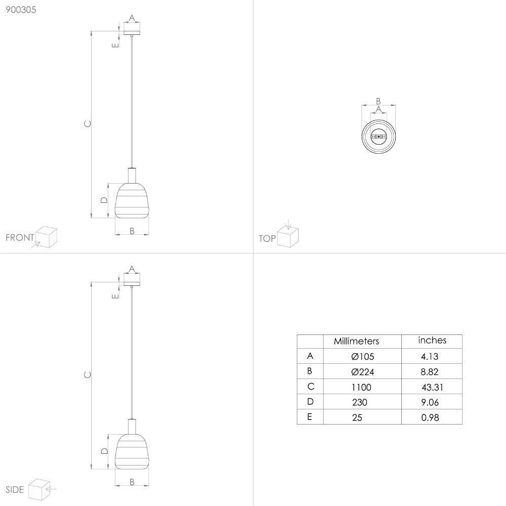 Картинка 900305 Подвес MANZANARES