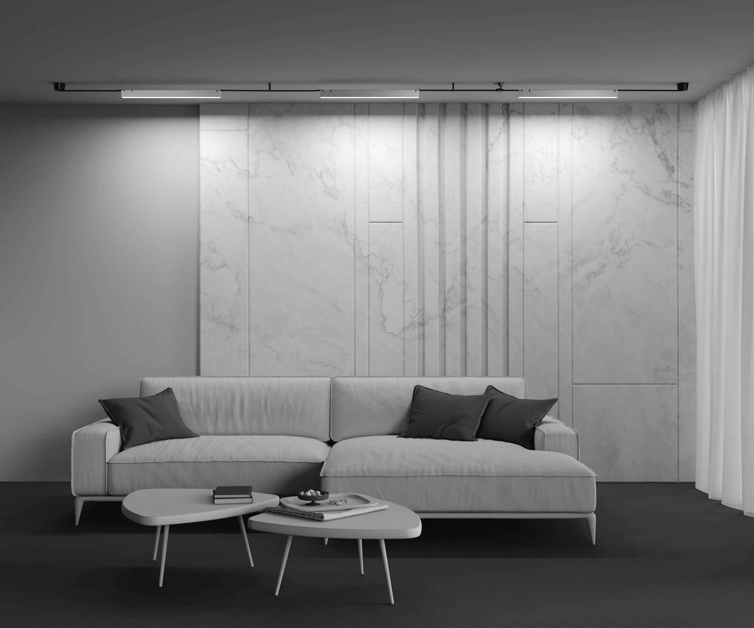 Картинка Потолочный светильник Technical TR129B-24W4K-W