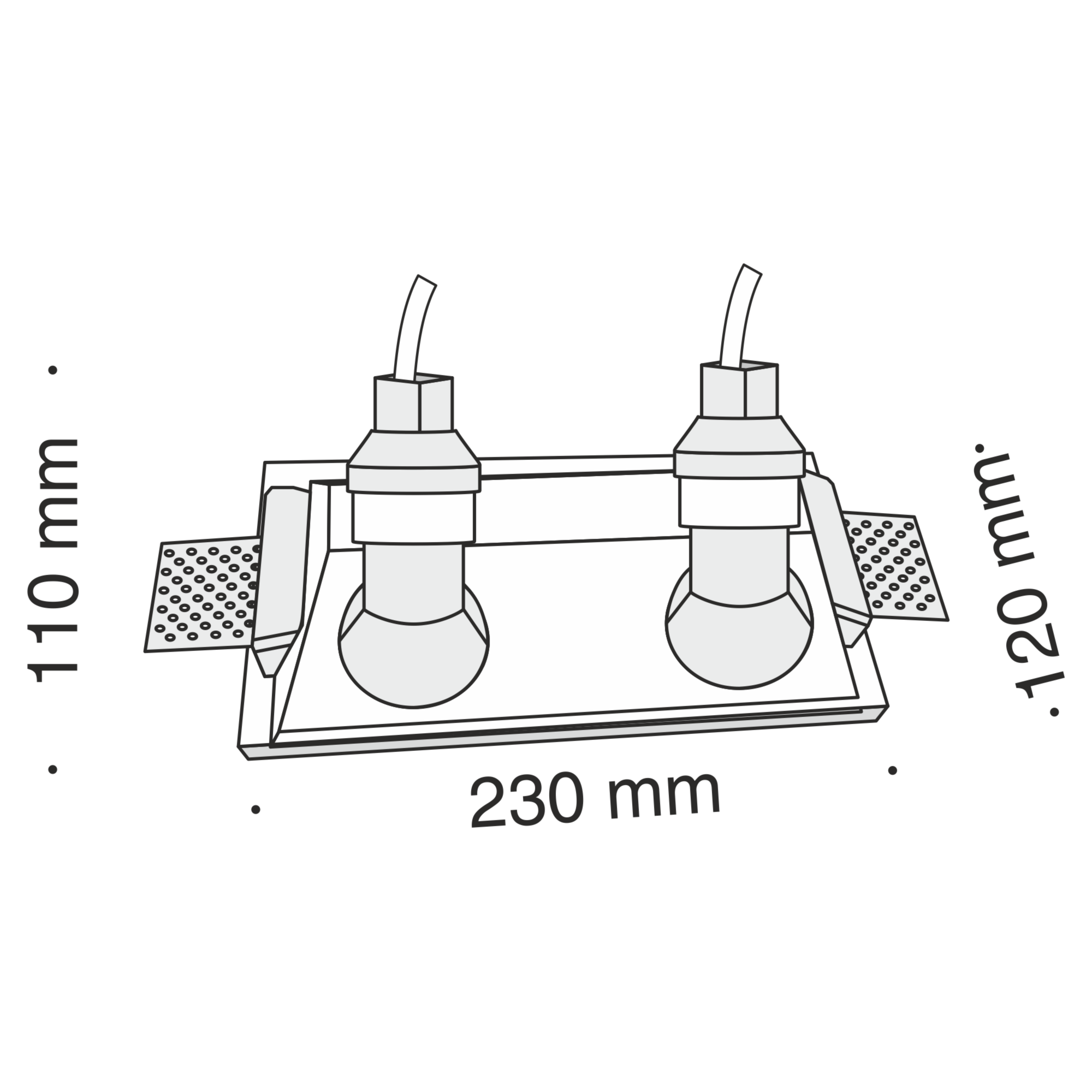 Картинка Встраиваемый светильник Maytoni Gyps DL002-1-02-W