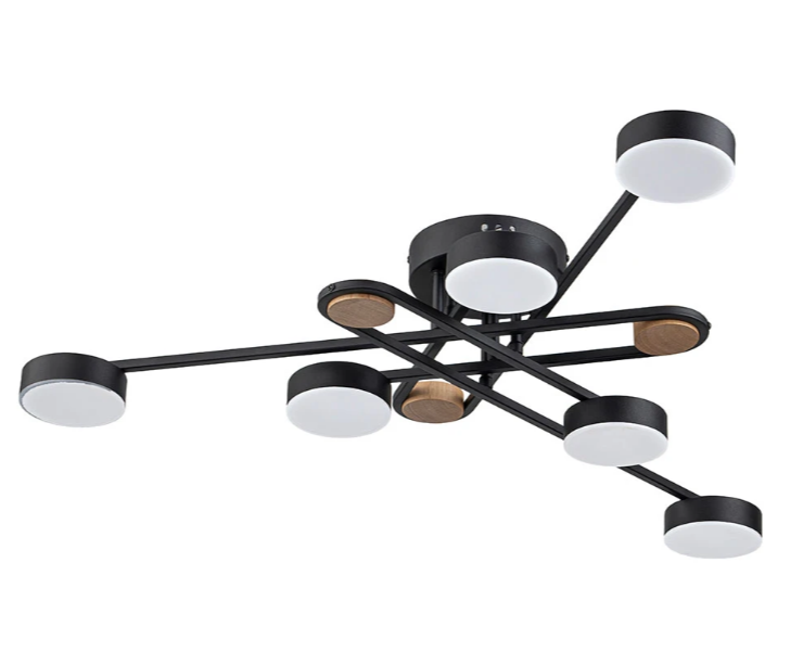 Картинка Потолочная люстра Arte Lamp TAYGETA A2455PL-6BK