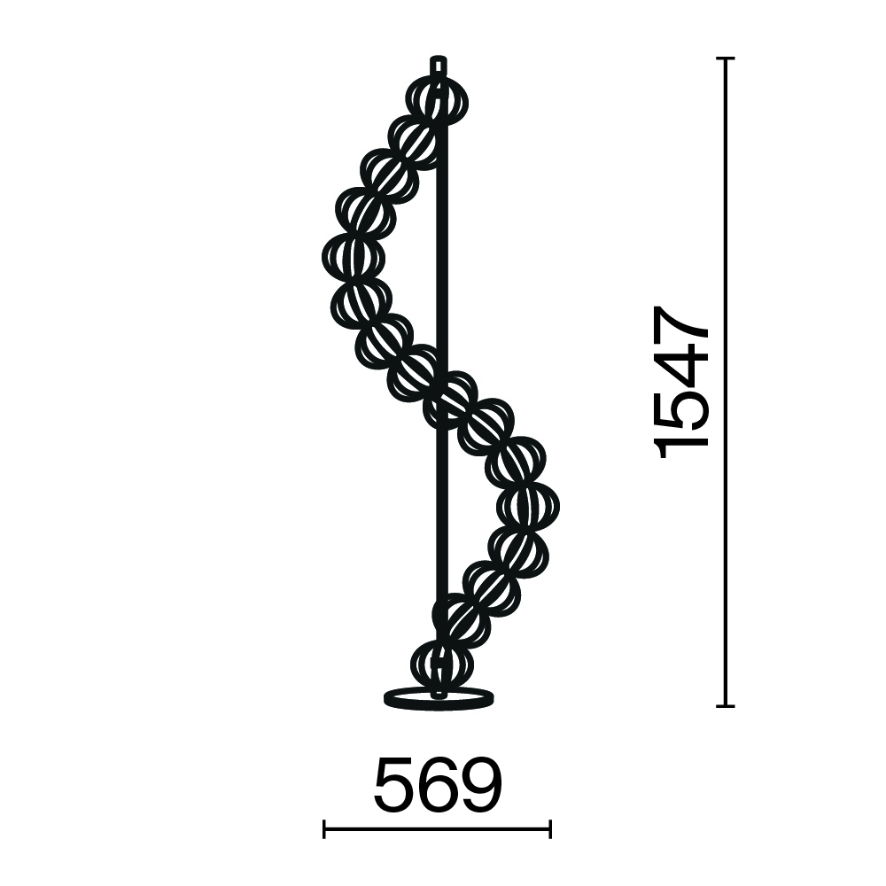 Картинка Напольный светильник (торшер) Maytoni MOD216FL-L38G3K