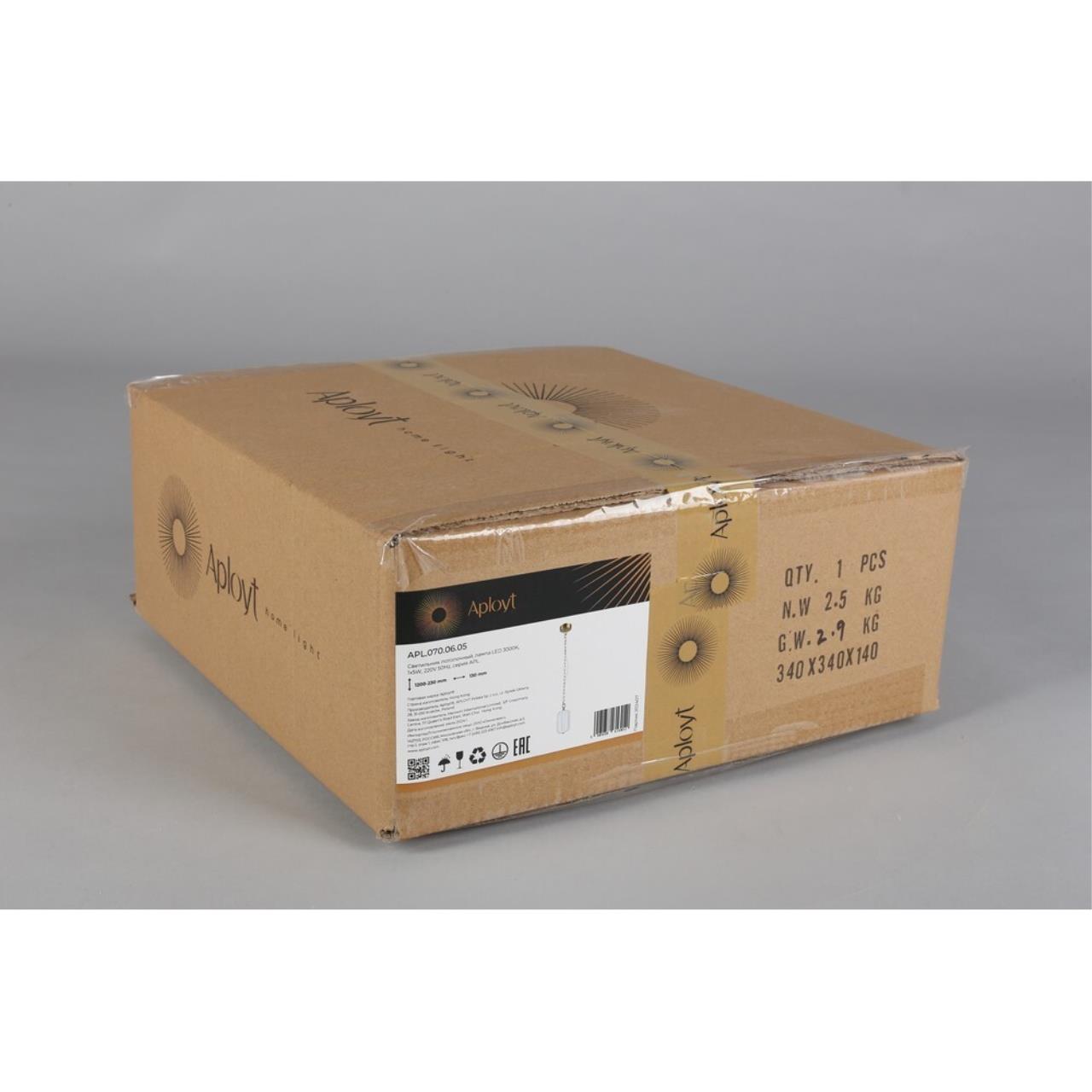 Картинка APL.070.06.05 Светильник подвесной Aployt Lakres