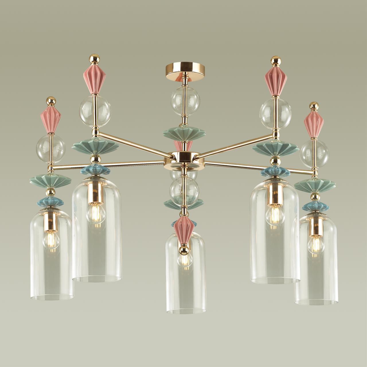 Картинка Подвесная люстра Odeon Light Classic Bizet 4855/5C