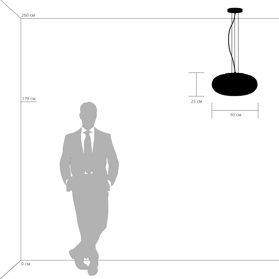 Картинка Подвесной светильник Lightstar Meringe 801040