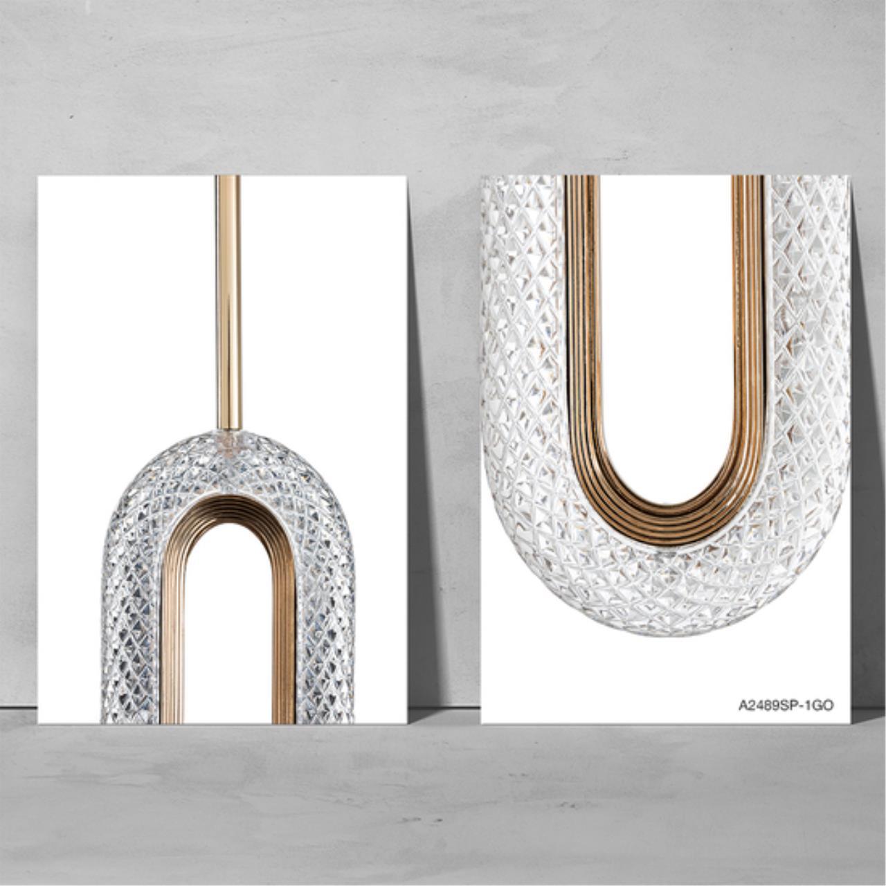 Картинка Подвесной светильник Arte Lamp OVALE A2489SP-1GO