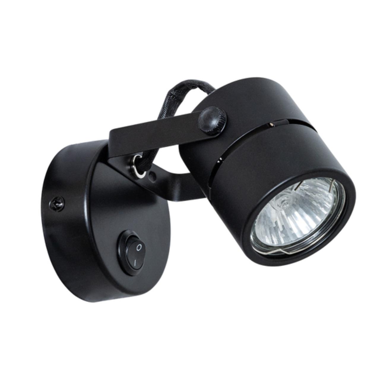 Картинка Настенный светильник Arte Lamp MIZAR A1311AP-1BK
