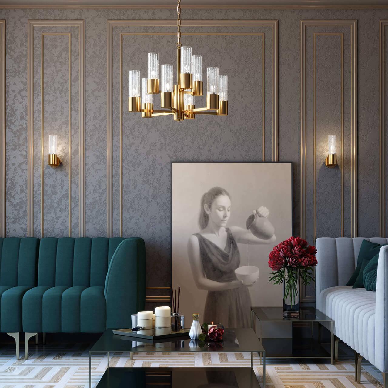 Картинка Подвесная люстра Odeon Light Sabano 4841/9