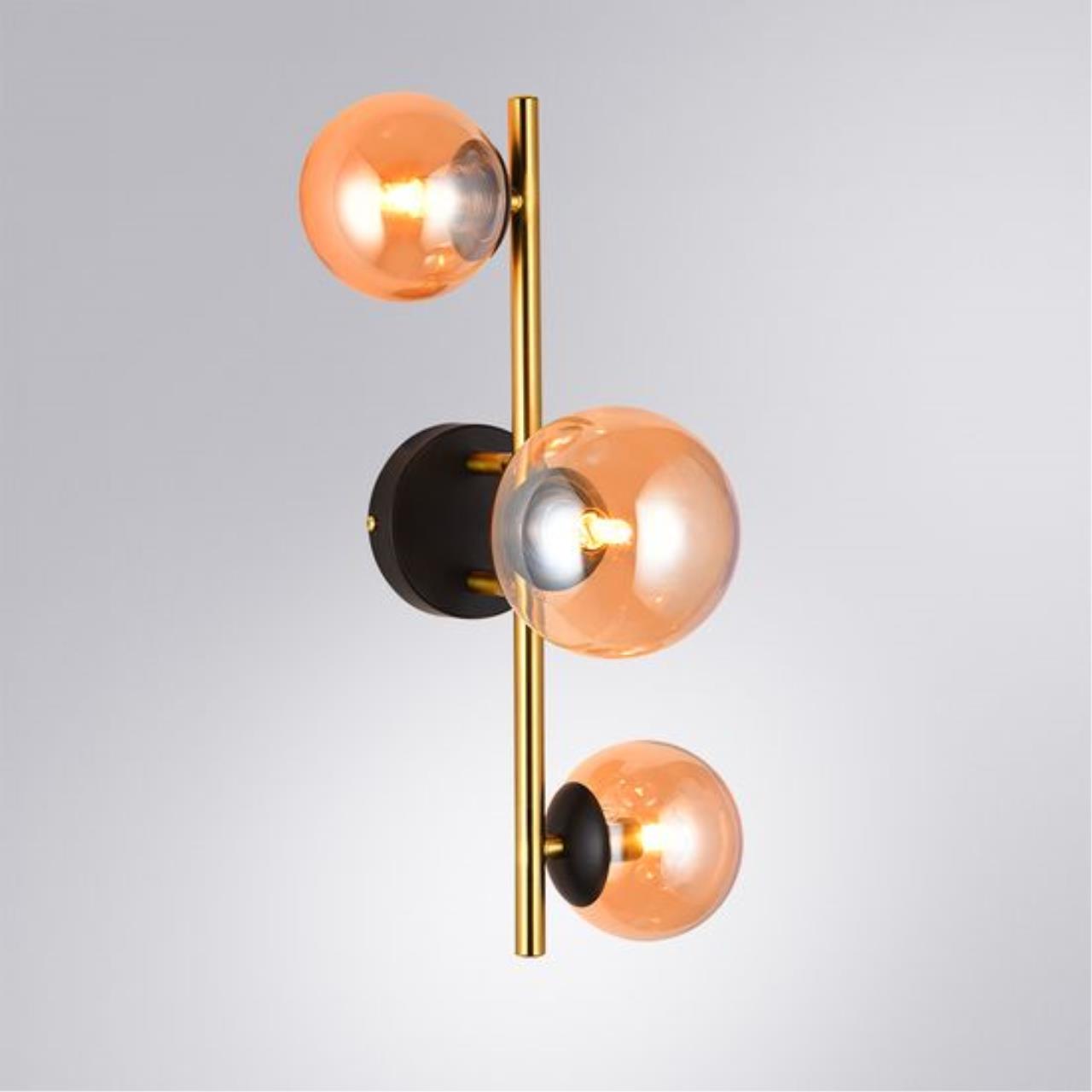 Картинка Настенно-потолочный светильник Arte Lamp GEMINI A2243PL-3PB