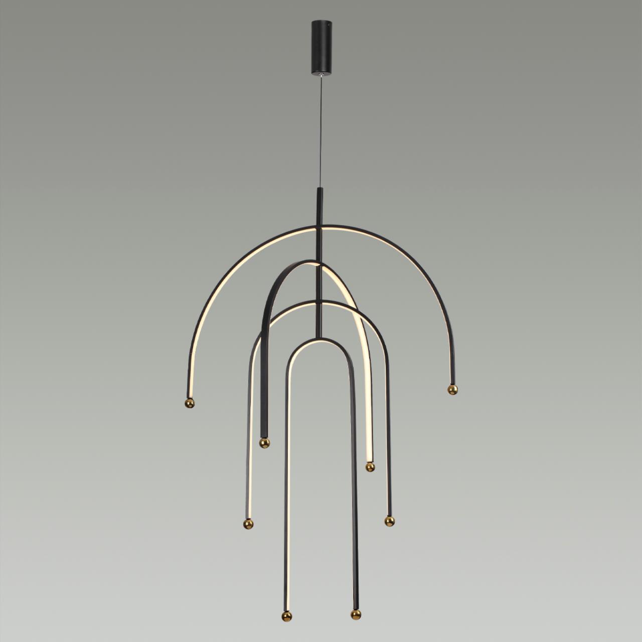 Картинка 6633/95L HIGHTECH ODL24 Подвесной светильник  (регулируемые рожки) MEMFI