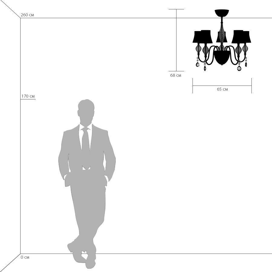 Картинка Подвесная люстра Lightstar Escica 806050