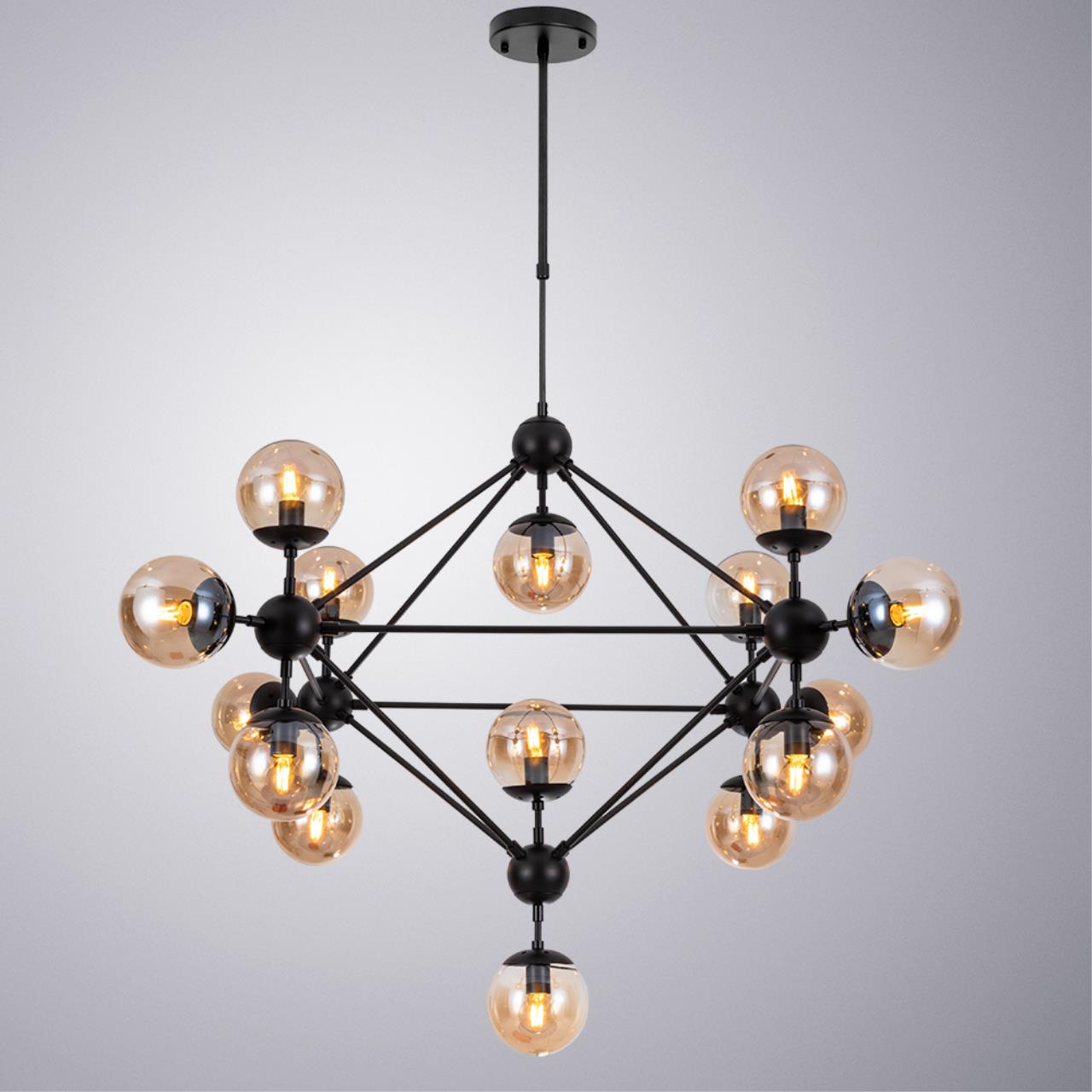 Картинка Подвесной светильник Arte Lamp Bolla A1664SP-15BK