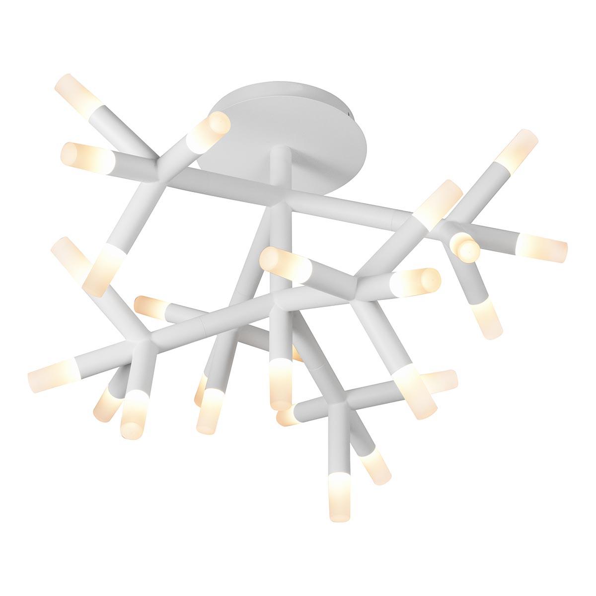 Картинка Потолочная светодиодная люстра iLedex Savage FS-017-X25 WH