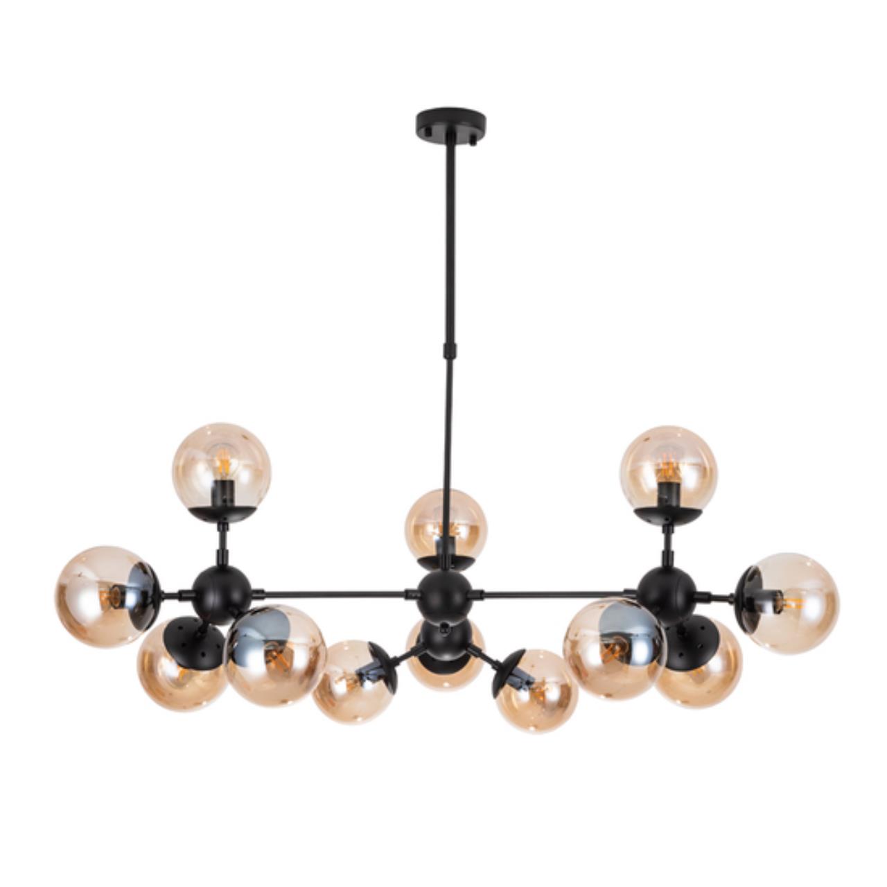Картинка Подвесная люстра Arte Lamp BOLLA A1664SP-12BK