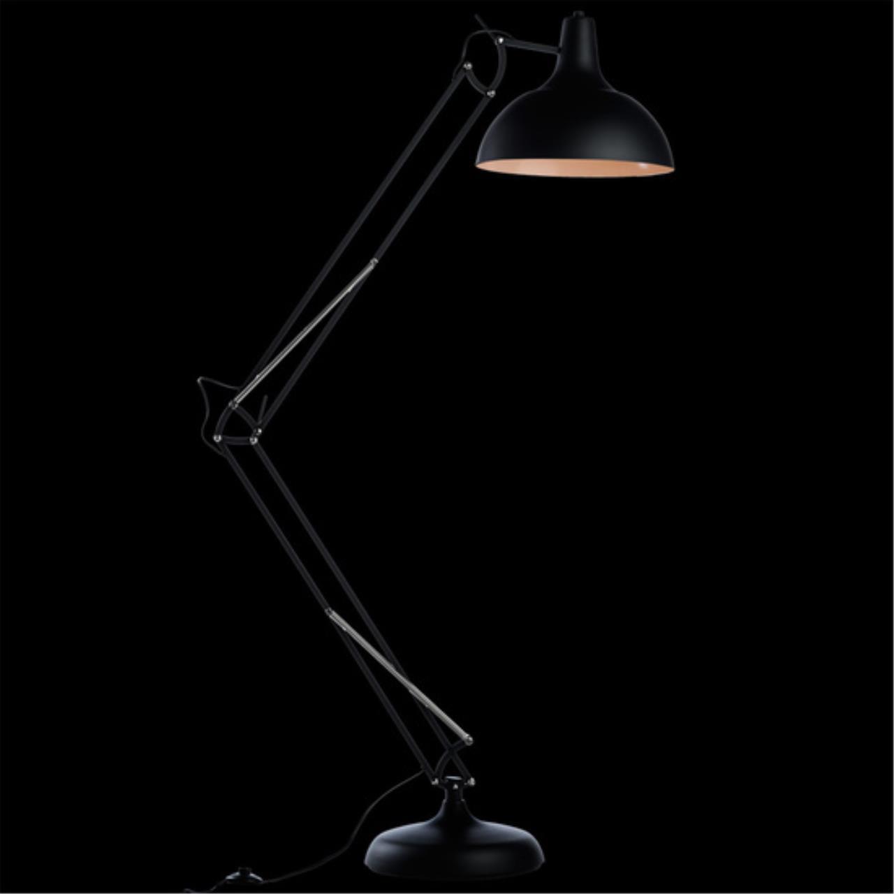 Картинка Торшер Arte Lamp Goliath A2487PN-1BK