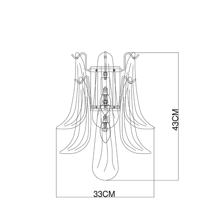 Картинка Настенный светильник Arte Lamp MAYA A4072AP-2GO
