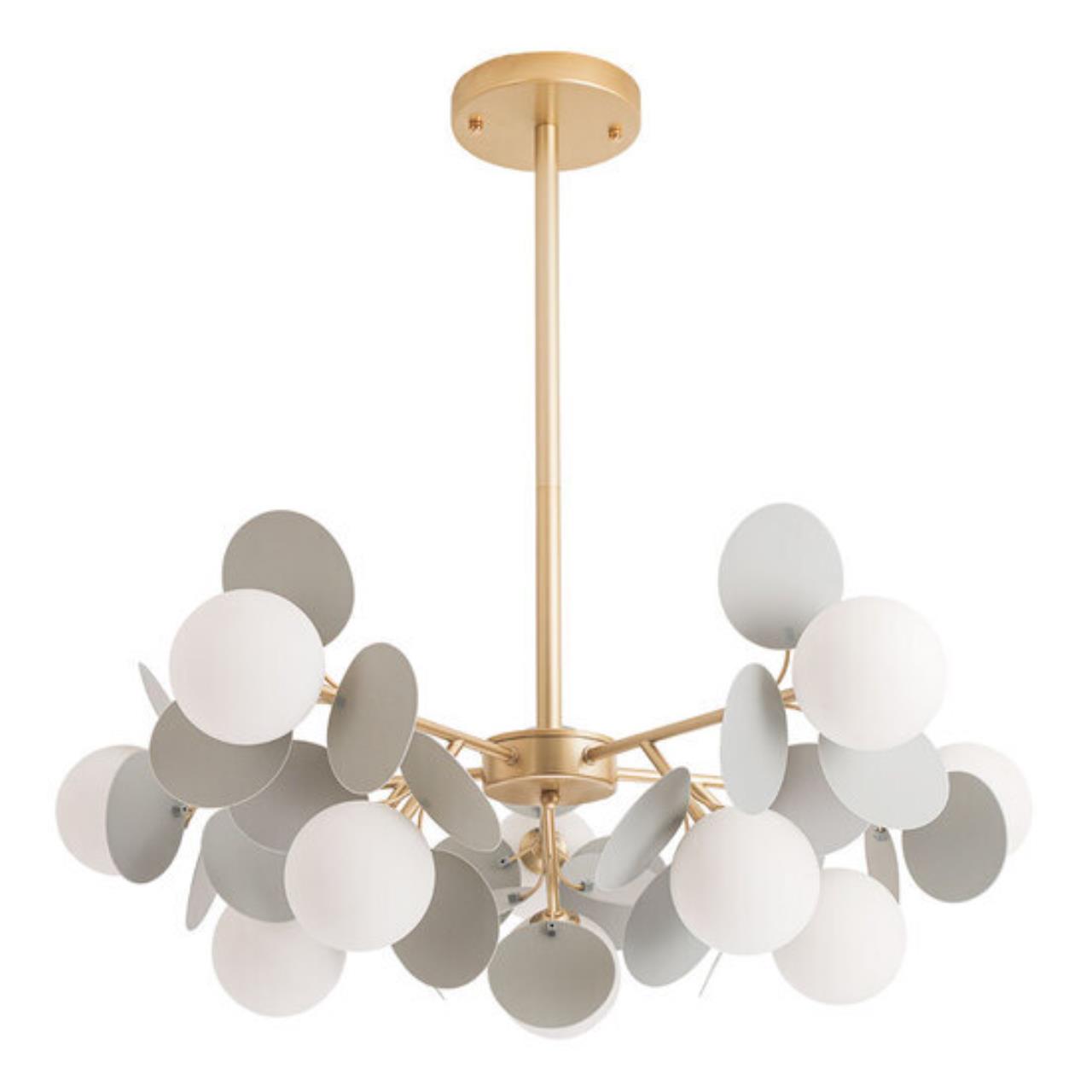 Картинка Люстра на штанге Arte Lamp PEACOCK A1369SP-10GY