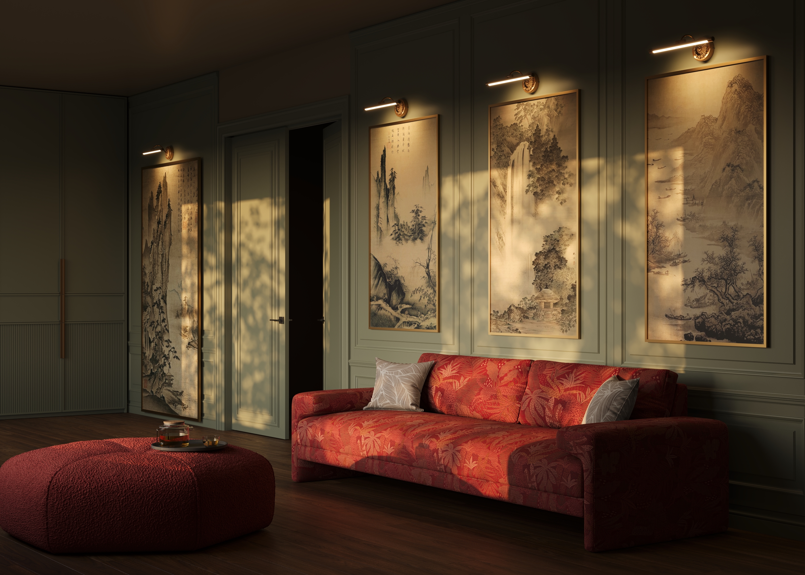 Картинка Подсветка Maytoni MIR014WL-L9G3K