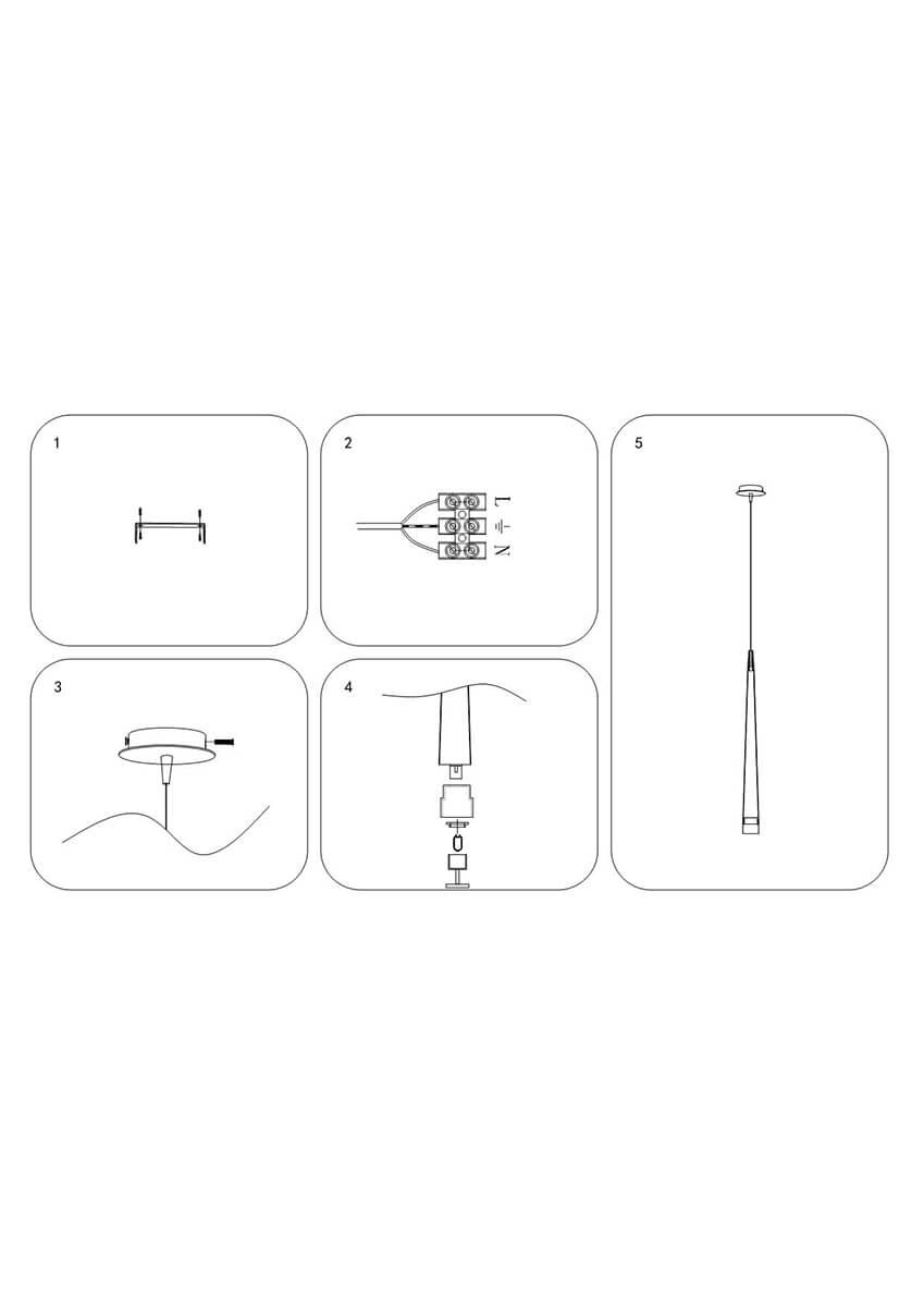 Картинка Подвесной светильник Lightstar Punto 807017