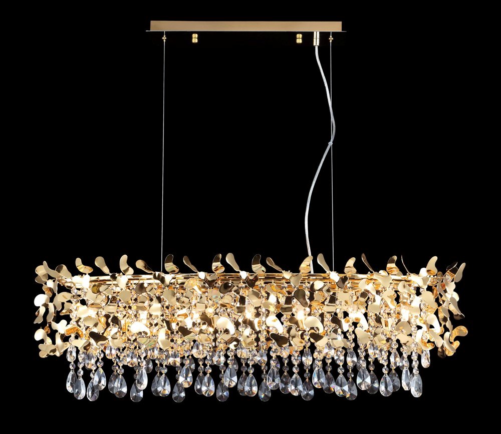 люстра crystal lux romeo sp8 gold l1000 crystal lux 2831/308, доставка по Казахстану 