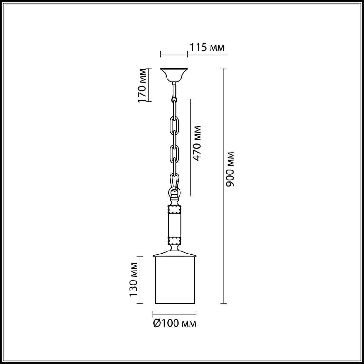 Картинка Подвесной светильник Odeon Light Fabo 2767/1