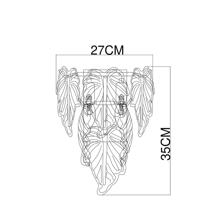 Картинка Настенный светильник Arte Lamp LILLY A4070AP-2GO