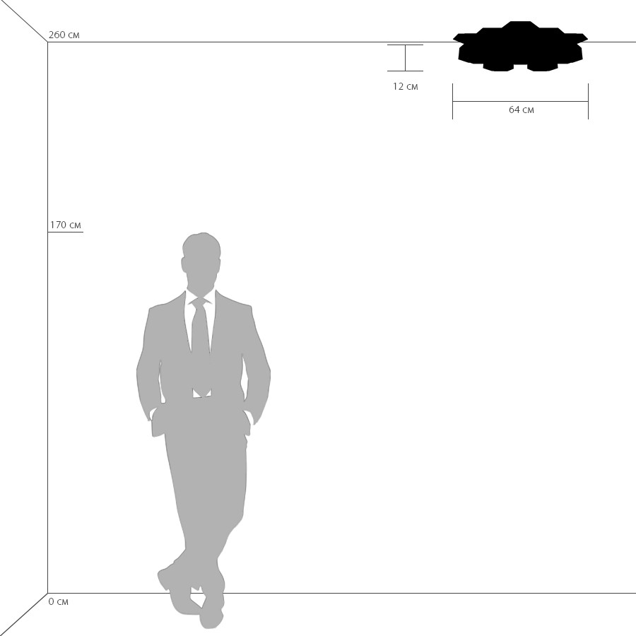 Картинка Потолочный светодиодный светильник Lightstar Favo 750161