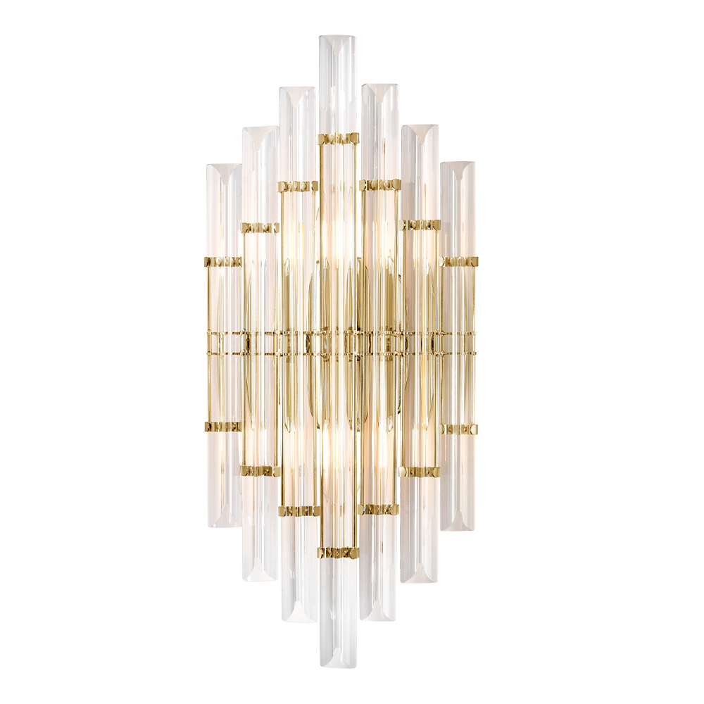 Бра Crystal Lux SARAGOSA AP2 BRASS/TRANSPARENTE Crystal Lux 2880/402