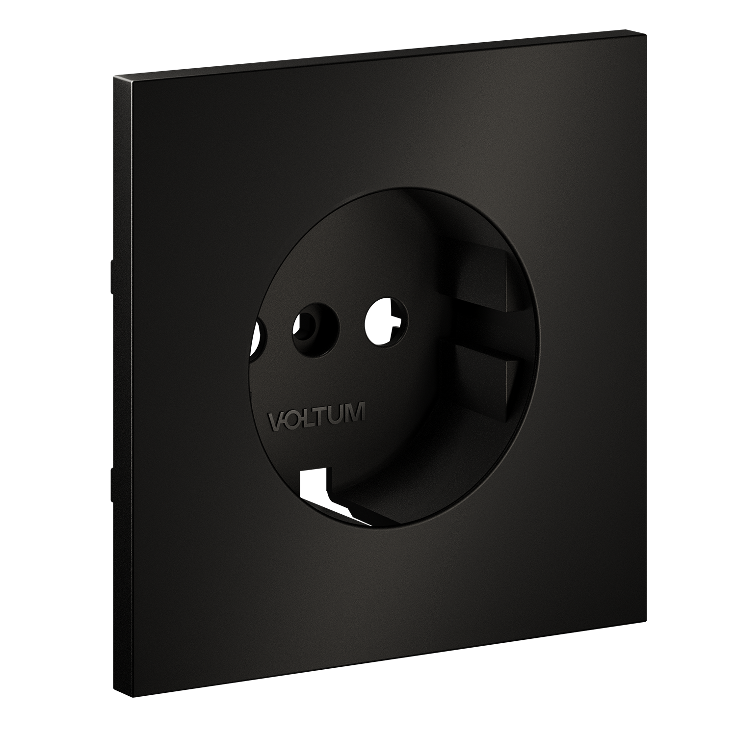 Картинка Накладка для розетки с заземлением, S70 Metal (антрацит)