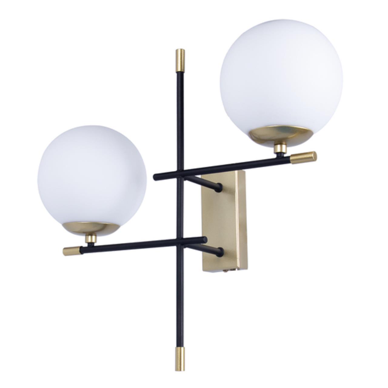 Картинка Настенный светильник Arte Lamp ARKAB A2225AP-2BK