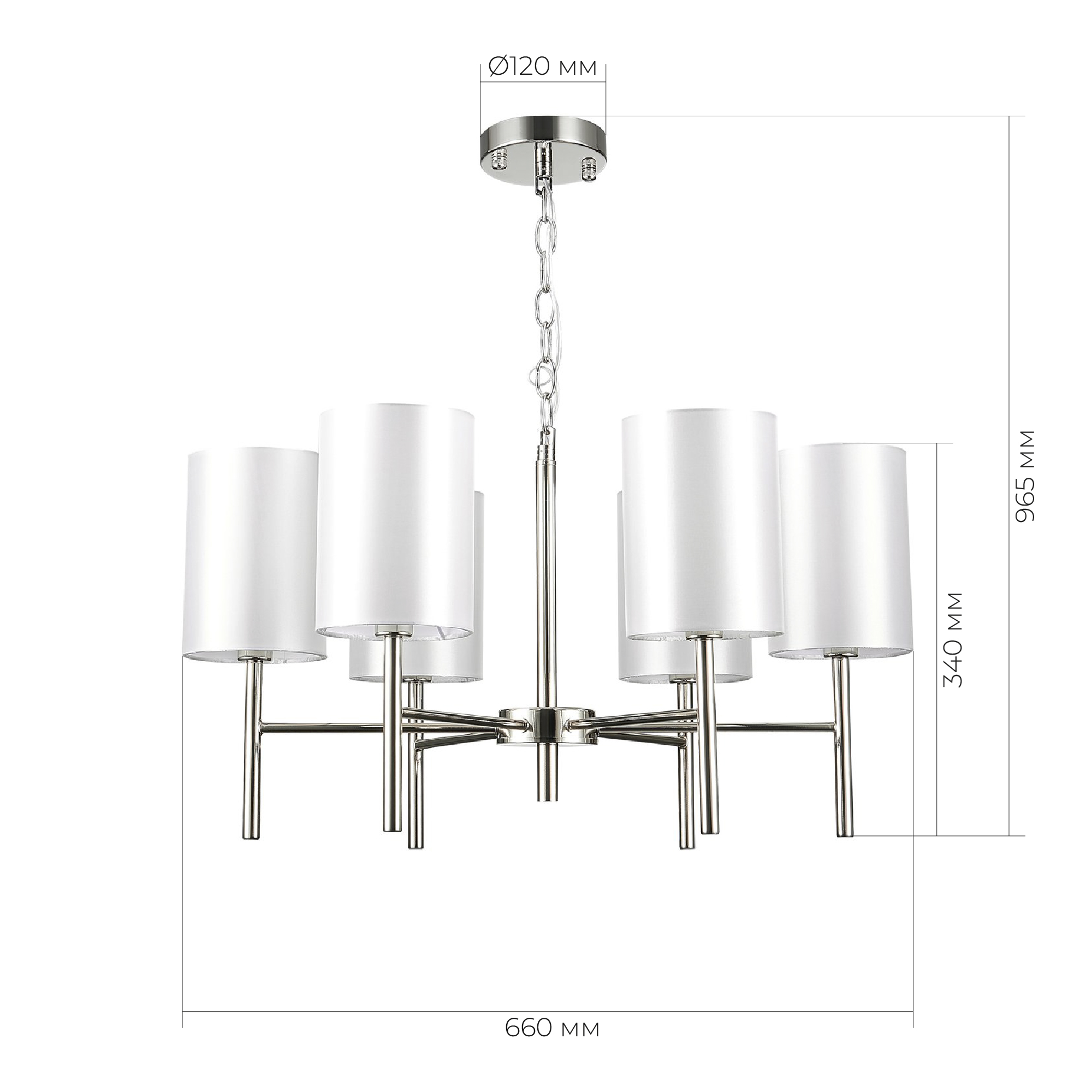 Картинка Подвесная люстра Evoluce Noia SLE107303-06