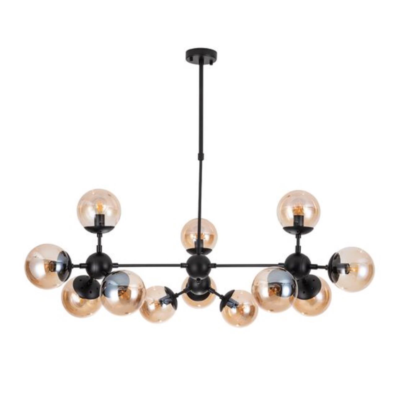 Картинка Подвесная люстра Arte Lamp BOLLA A1664SP-12BK
