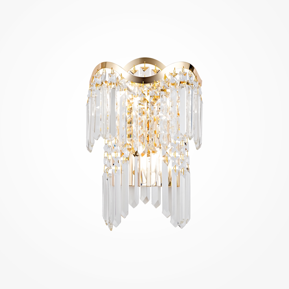 Картинка Настенный светильник Maytoni Gracia DIA201WL-02G Gracia